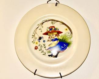 Vintage porcelain plate