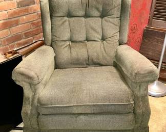 upholstered reclining chair