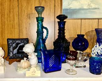 Precious Moments figurines (SOLD), Misc. glass & porcelain collectibles