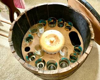 Inside view of barrel bar