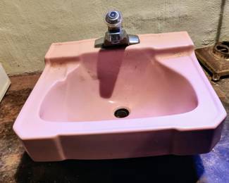 Mid-Century Modern Wall Mount Bathroom Sink 