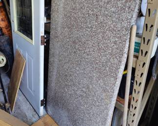 Many Granite Slabs ... Different Sizes ... Plenty to Finish a Kitchen .... And a nice opportunity for a contractor looking for a steal on quality kitchen counter