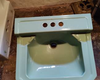 Mid-Century Modern Wall Mount Bathroom Sink 