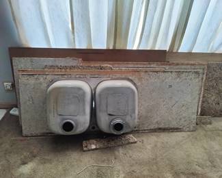 Double sink cut-out .... Many granite slabs available 