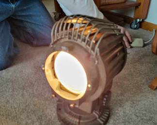 Vintage/Antique Stage Light (with attachments)