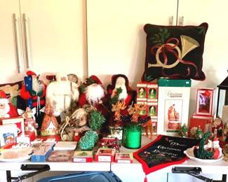 GRLI239 Holiday Galore Brand's include Fitz & Floyd, Hallmark, Lenox, Jim Shore, Dept 56 and so much more.
