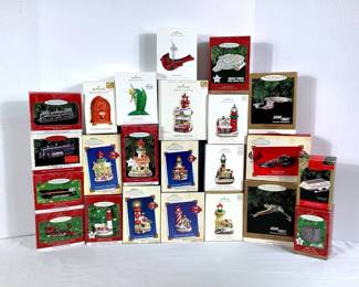 GRLI217 Hallmark Keepsake Ornaments All different kind of Keepsake ornaments. From Disney to lighthouses, Star Trek and locomotives.
