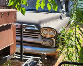 1958 Chevy Apache fleet side. Very rare. We have the tailgate. 