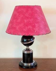 Vintage Ringed Saturn Art Deco Table Lamp.