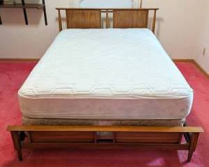 Vintage Dixie Mid Century Modern Full Size Bed Frame