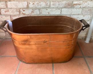 copper washtub