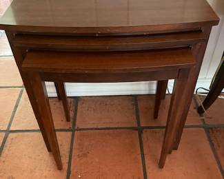 vintage Mersman nesting tables