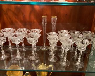 vintage stemware