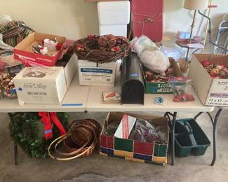 more garage stuff, lots of Christmas
