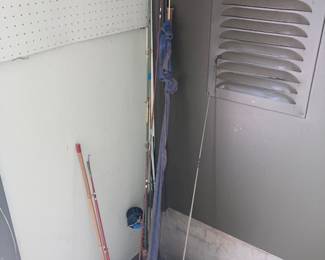 fishing rods and reels