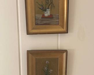 pair of paintings (mid century) from Woodstock, NY