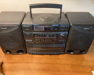 Sony boom box