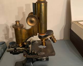 Antique microscope 