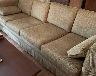 Newly covered 8.5 long sofa