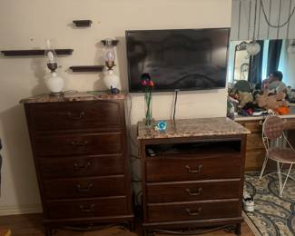 Chests, TV and Lamps