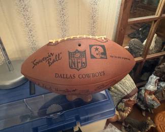 Signed Commemorative Dallas Cowboy Football