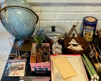 Globe; Vintage Leather Belts