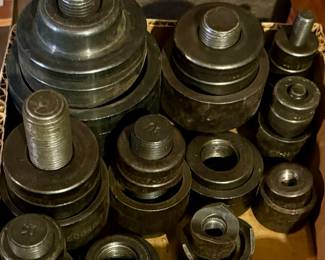 Set of Greenlee Conduit Punches
