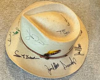 Hat w/ Collection of Past Professional Golfers