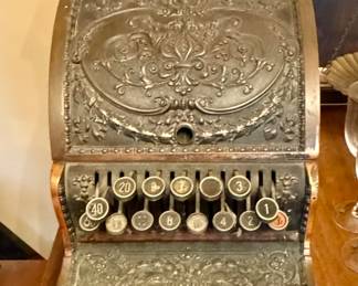 Antique Copper Cash Register