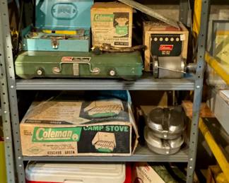 Coleman Camping Supplies, US Military Mess Kits from the Mid-60’s