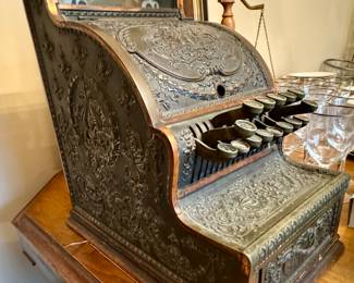 Antique Copper Cash Register