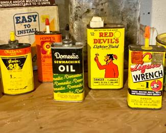 Vintage Oil Cans