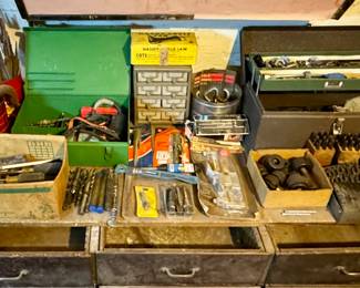 Electrician’s Toolbox, Numbered Punches, Screwdriver Set, Drill Bits, Cold Shuts, and More!