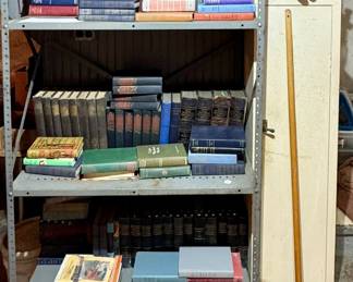 Vintage Books, Narrow Vintage Cabinet, Push Broom