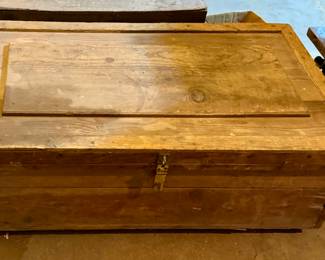 Old Wooden Tool Chest
