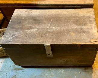 Old Wooden Tool Chest