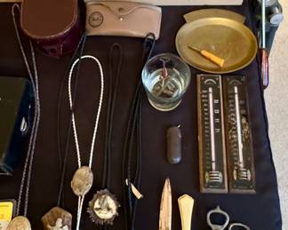 Vintage Bolo Ties, Letter Openers, and Can Openers