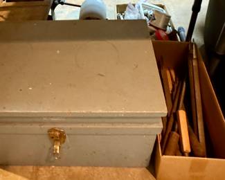 Old Wooden Tool Chest