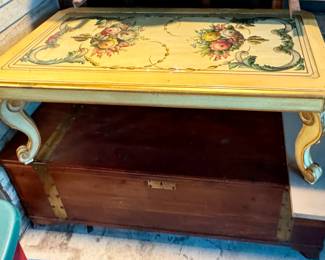Coffee Table and Cedar Chest