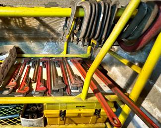 Very Large Pipe Wrenches and Clamps
