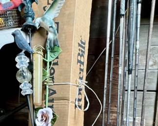 Vintage Golf Clubs, Yard Art