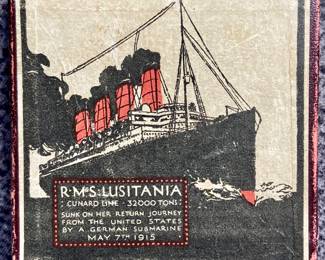 Box for the Lusitania Commerative Medallion