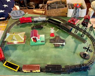Vintage Toy Train Set