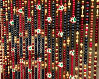 BEADED ARCHWAYS THROUGHOUT THE HOUSE.  THEY ARE FOR SALE!  FUN!