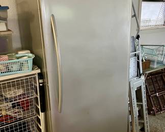 FRIGIDAIRE STAINLESS STEEL FREEZER!