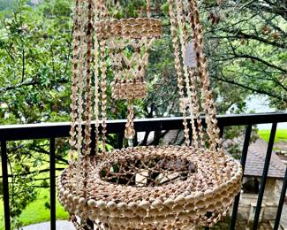 SHELL HANGING BASKETS.