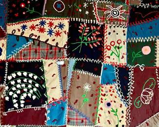 WHAT A CRAZY QUILT!  HA!