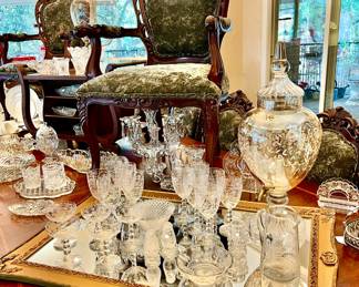 FOSTORIA, GLASSWARE AND CRYSTAL.