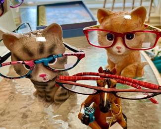 FUN GLASSES HOLDERS!  MORE IN THE KIDS ROOM!