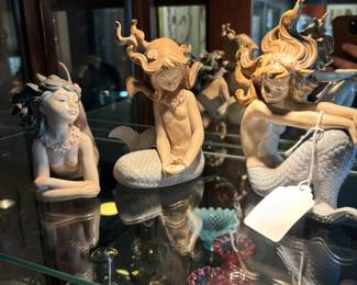Lladro mermaids 